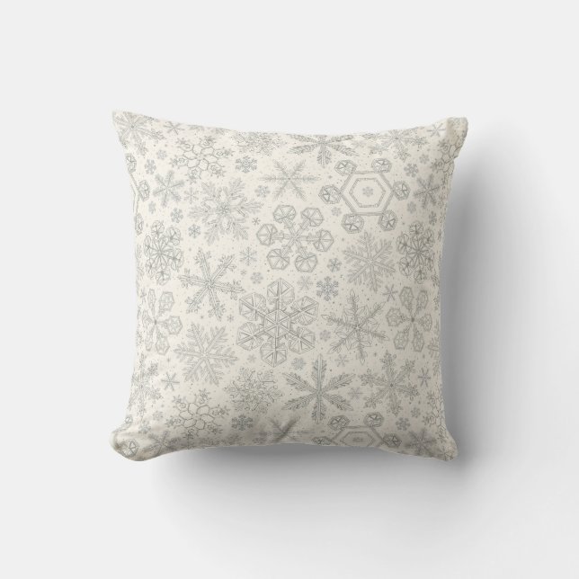 Snowflakes Cushion (Front)