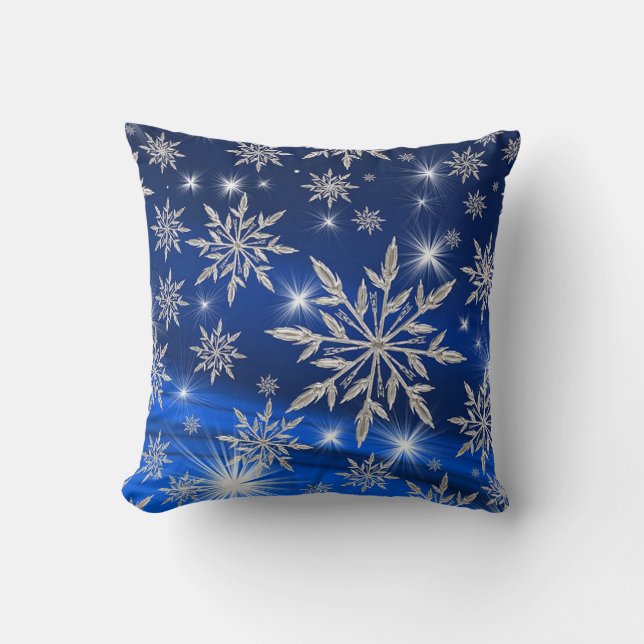 Snowflakes Cushion (Front)