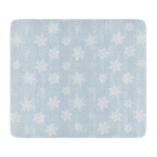 Snowflakes Cutting Board (Front)
