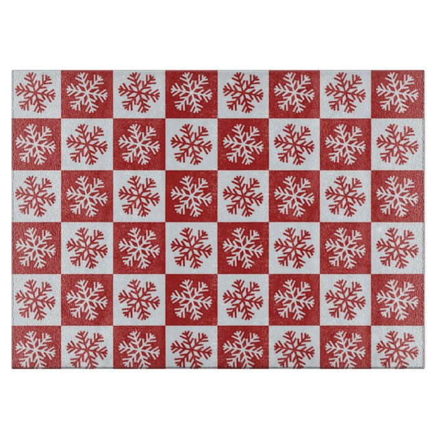 Snowflakes Cutting Board (Front)