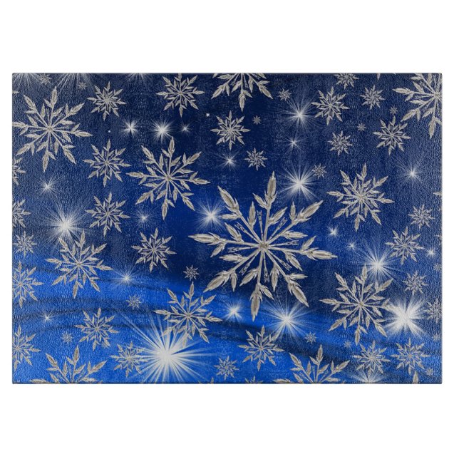 Snowflakes Cutting Board (Front)