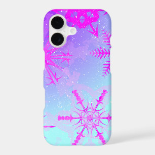 Snowflakes Dancing From Afar iPhone Case