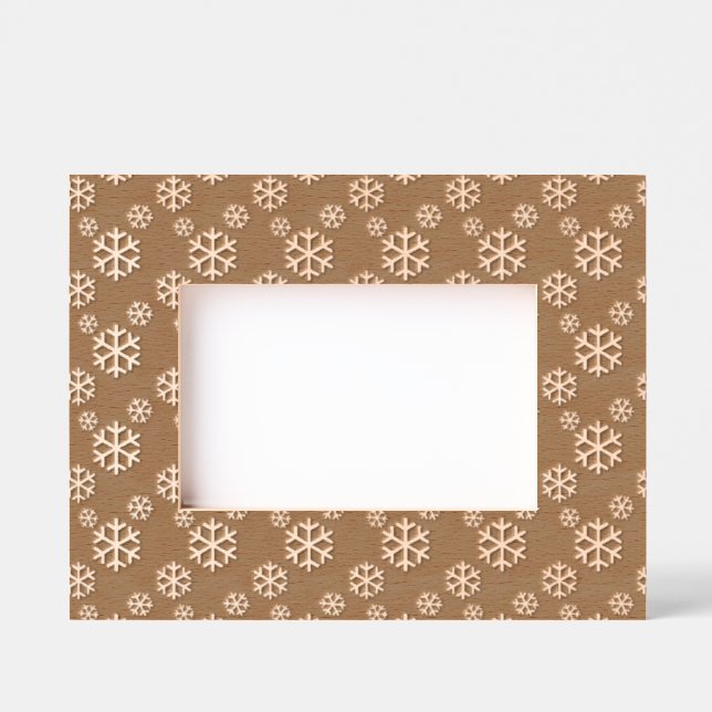 Snowflakes Design Etched Frames (Front)