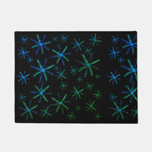 Snowflakes  Door Mat