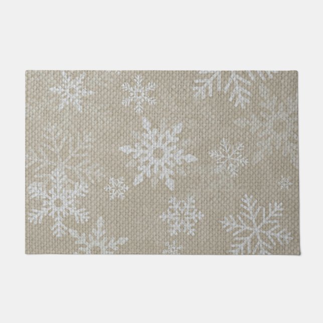 Snowflakes Doormat (Front)