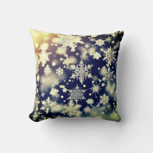 Snowflakes / Fluttering / Rocoleta Cushion