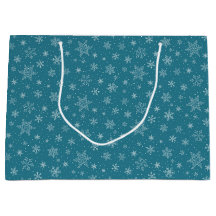 Snowflakes gift bag