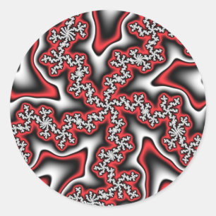 Snowflakes Gone Wild Stickers