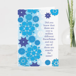 Snowflakes Holiday Card