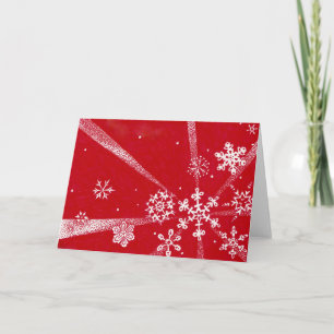 Snowflakes Holiday Card