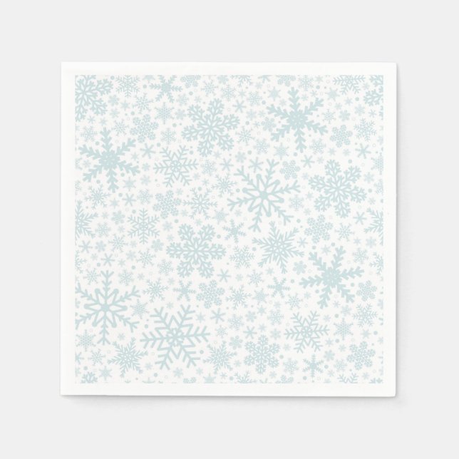Snowflakes | Holiday Napkins (Front)