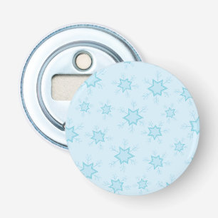 Snowflakes, Ice Blue, Icy Snowflakes, Snow Bottle Opener