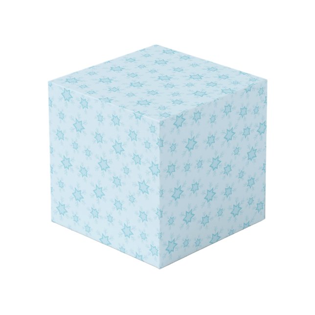 Snowflakes, Ice Blue, Icy Snowflakes, Snow Cube (Front Angled)