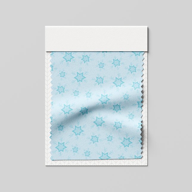 Snowflakes, Ice Blue, Icy Snowflakes, Snow Fabric (Creator Uploaded)