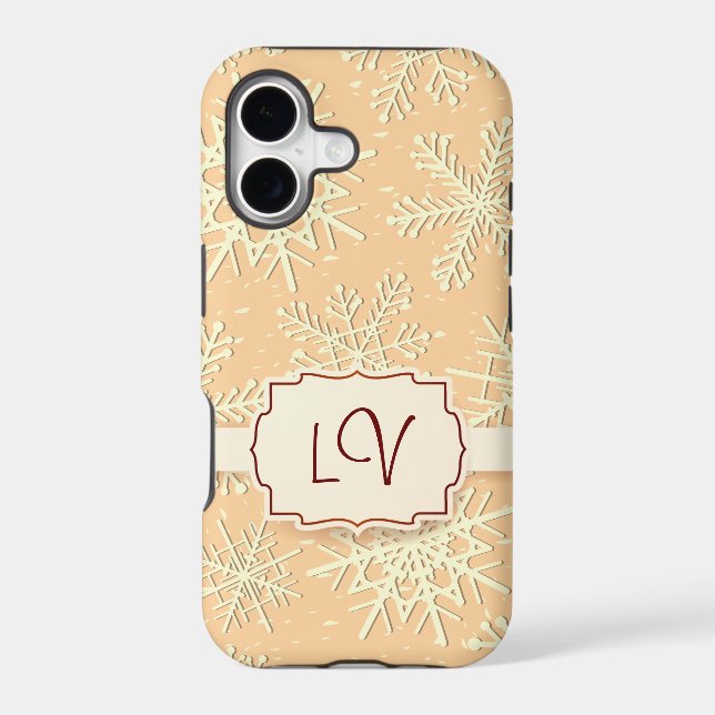 Snowflakes, iPhone 5 case (Back)