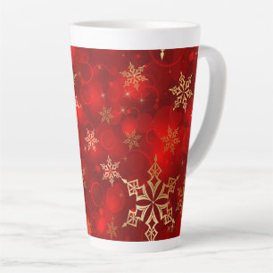 Snowflakes Latte Mug