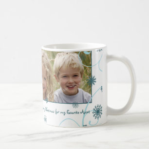 Snowflakes Merry Christmas Aunt Mug