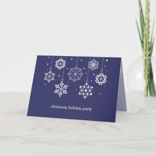 Snowflakes Mobile Holiday Greeting Card