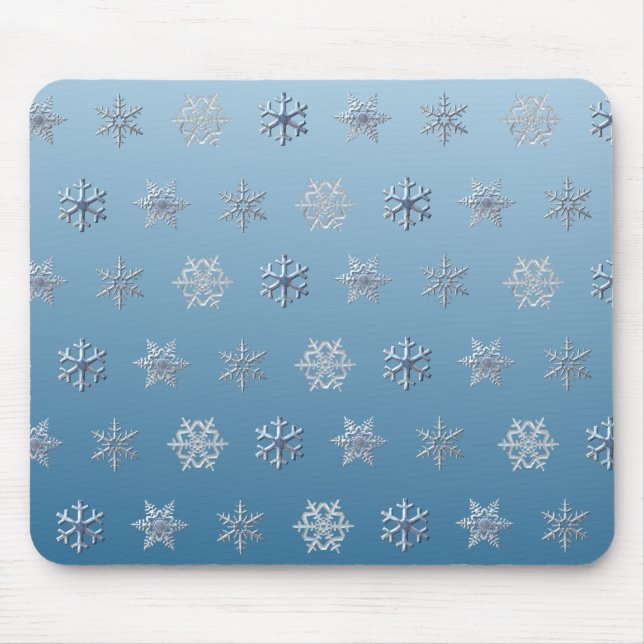 Snowflakes Mouse Pad (Front)