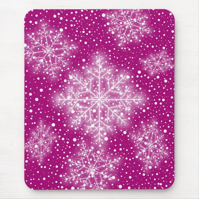 Snowflakes Mousepad (Front)