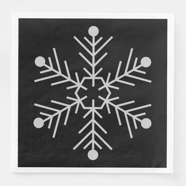 Snowflakes Napkin (Front)