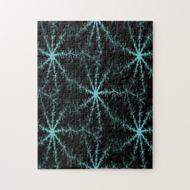 Snowflakes on the windshield... jigsaw puzzle (Vertical)