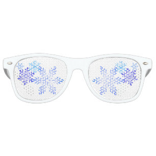 Snowflakes Party Favour Sunglasses