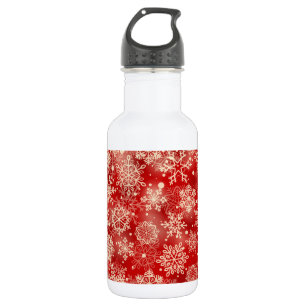 Snowflakes pattern 532 ml water bottle