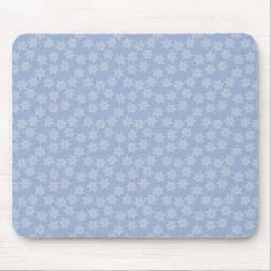 Snowflakes Pattern Mouse Pad