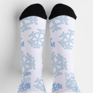 Snowflakes Pattern Socks