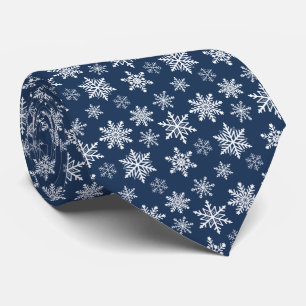 Snowflakes Pattern Tie