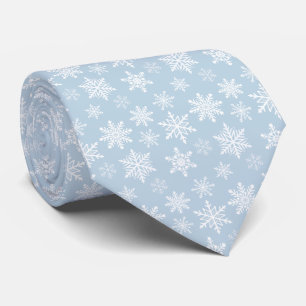Snowflakes Pattern Tie
