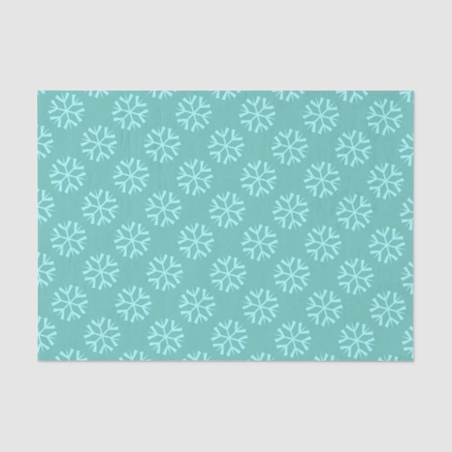 Snowflakes Pattern Tissue Paper (Front)