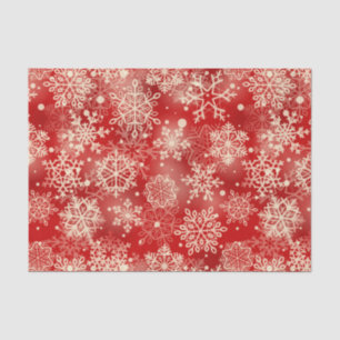 Snowflakes pattern tissue paper