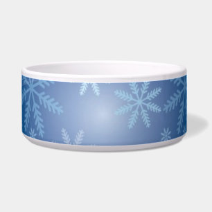 Snowflakes Pet Bowl