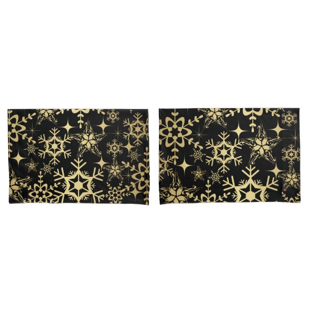Snowflakes Pillowcase Set (Front-Set)