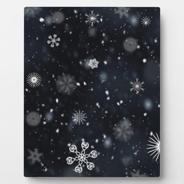 snowflakes plaque (Front)