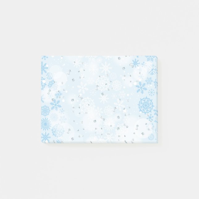 Snowflakes Post-it Notes (Front)