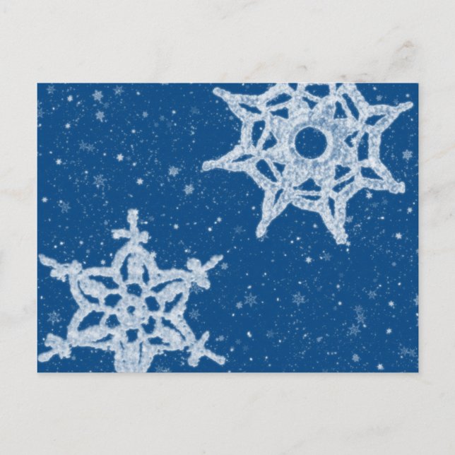 Snowflakes Postcard (Front)