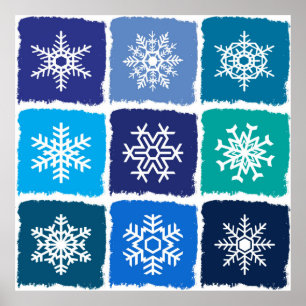 Snowflakes Poster