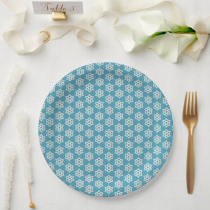 Snowflakes pp1 paper plate