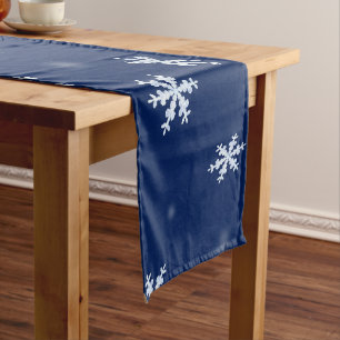Snowflakes Short Table Runner