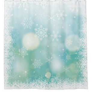 Snowflakes Shower Curtain