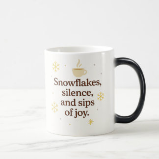 Snowflakes, Silence, and Sips of Joy | Cozy Winter Magic Mug