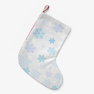 Snowflakes Small Christmas Stocking