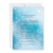 Snowflakes Star of David Bat Mitzvah Invitation