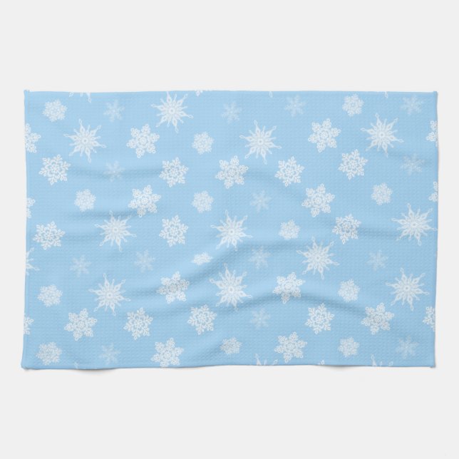 Snowflakes Tea Towel (Horizontal)