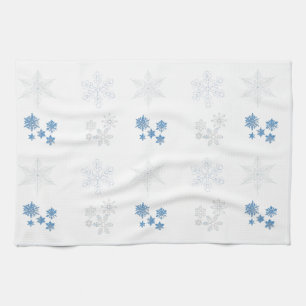 Snowflakes Tea Towel
