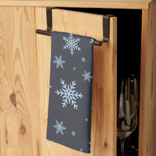 Snowflakes Tea Towel