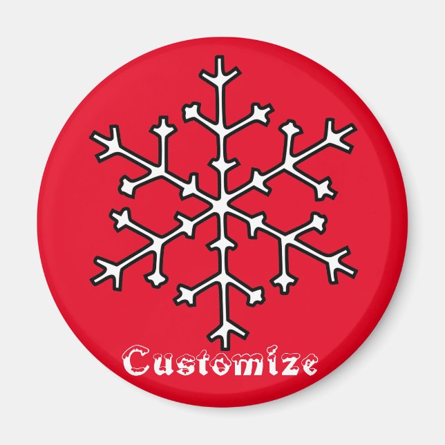 Snowflakes Thunder_Cove Magnet (Front)